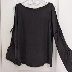 Wilfred Black Bow Tie Sleeve Top